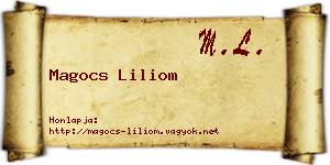 Magocs Liliom névjegykártya